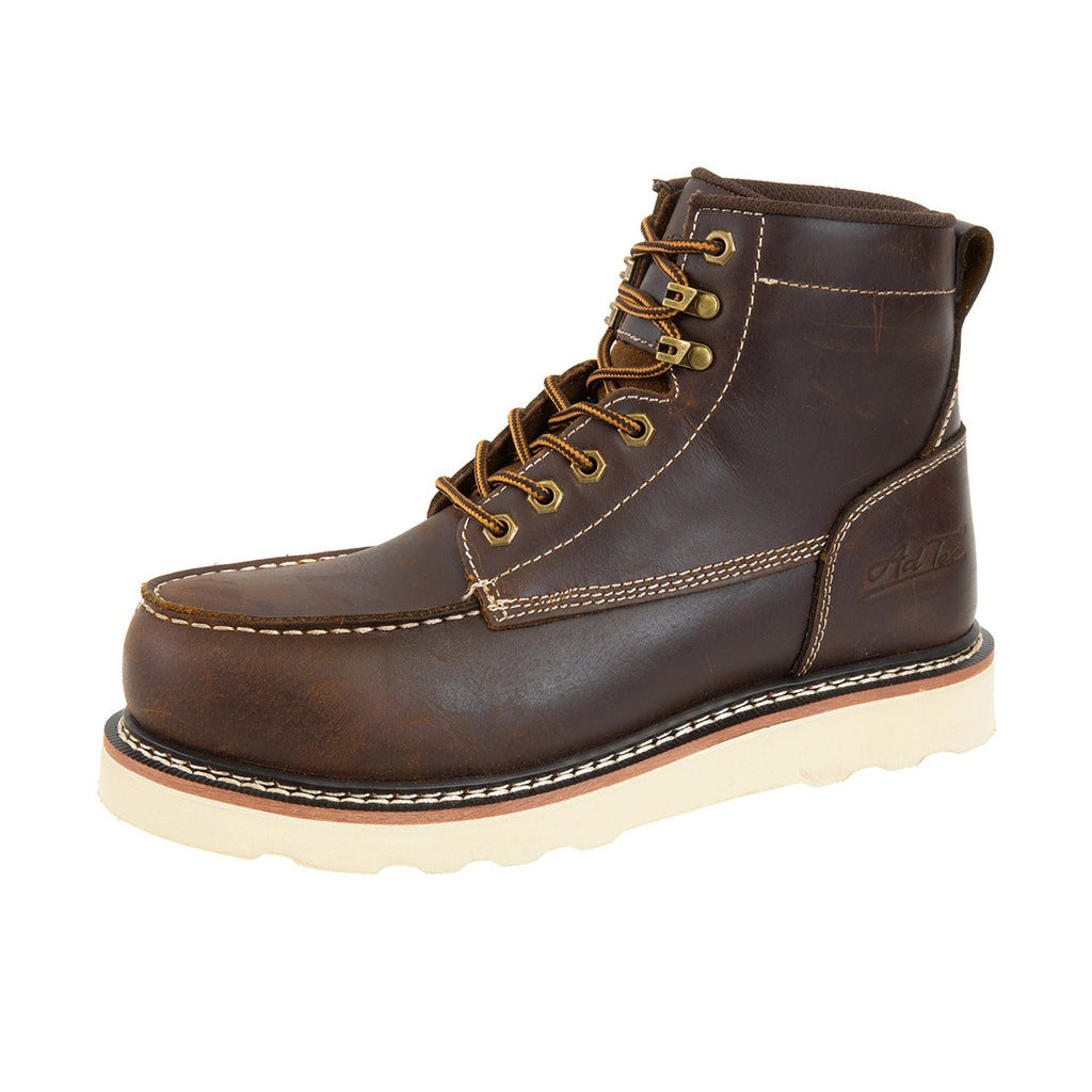 Ad Tec Men's Rancho 6" Moc Toe Comp Toe Work Boot Work Boots Ad Tec