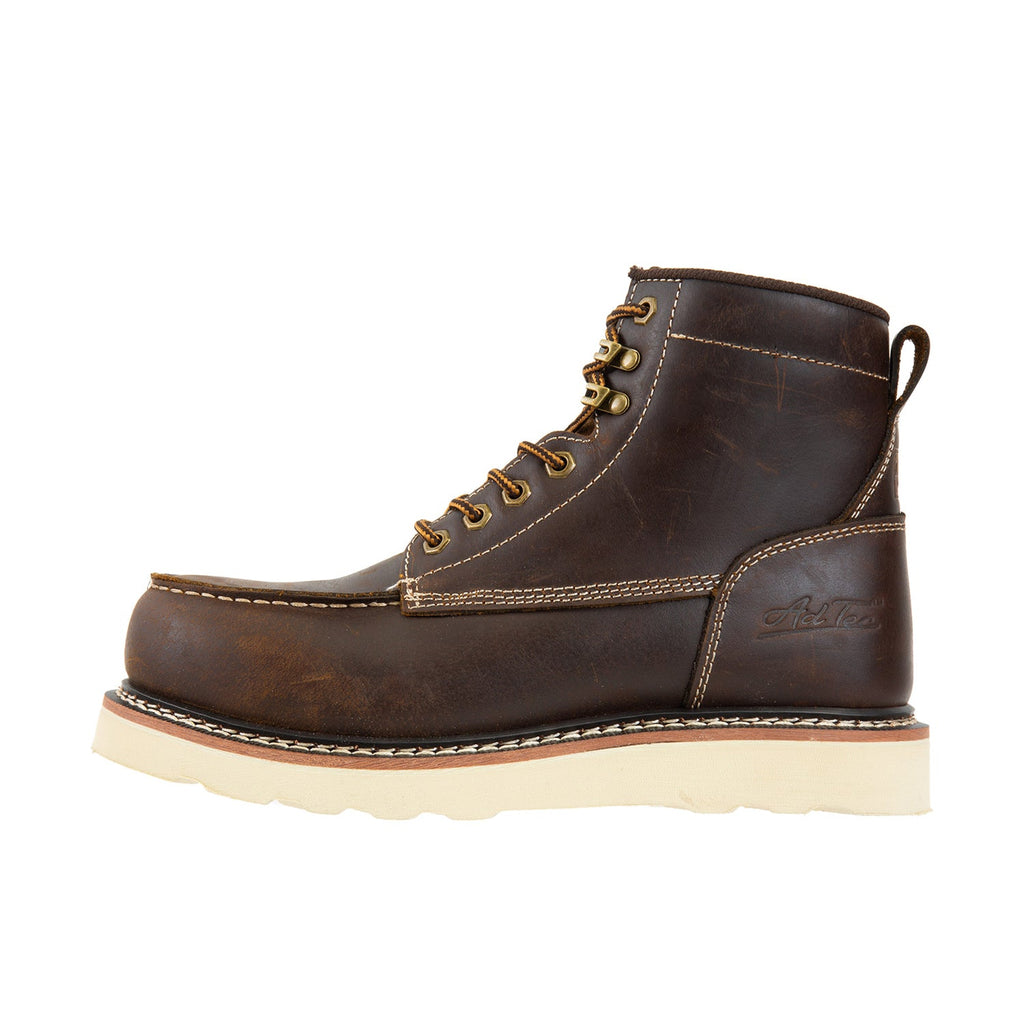 Ad Tec Men's Rancho 6" Moc Toe Comp Toe Work Boot Work Boots Ad Tec