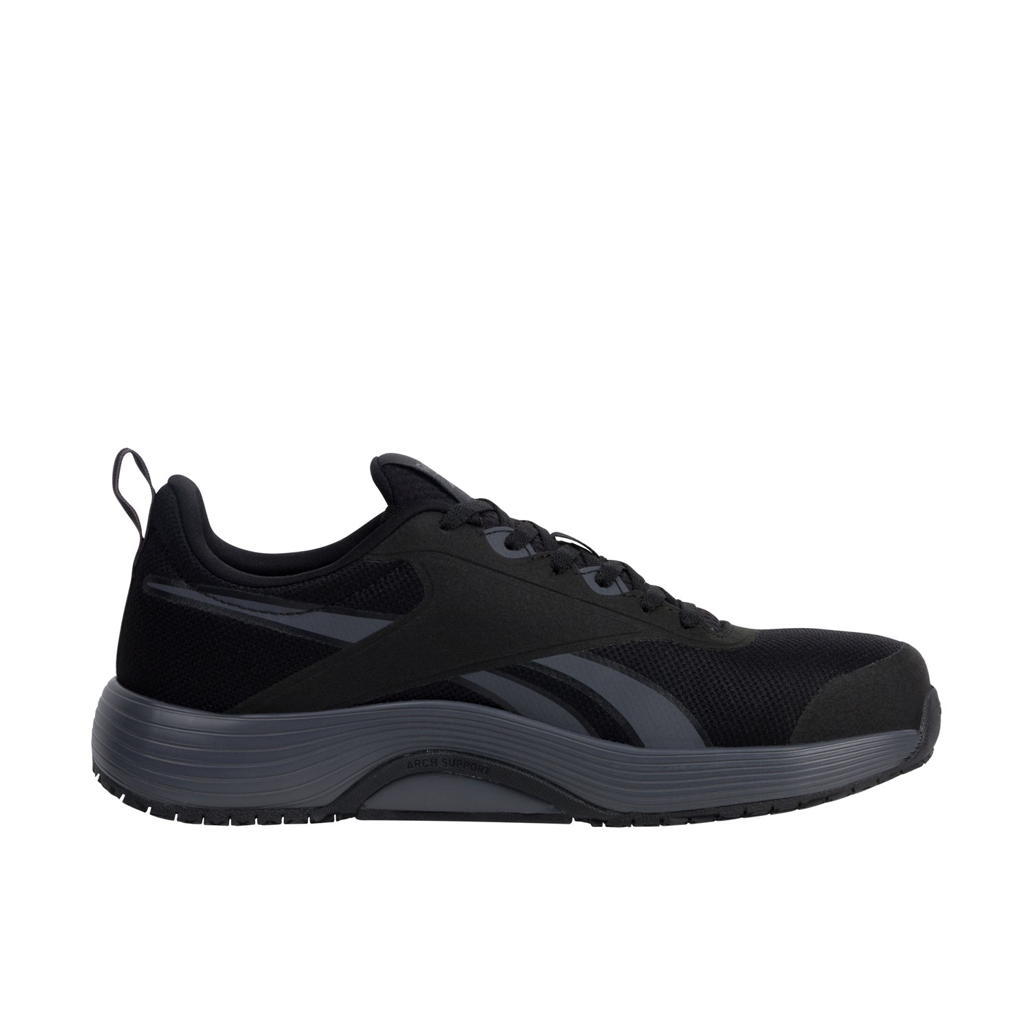 Reebok Work Men's Lite Plus 4 Comp Toe Work Shoe Work Shoes Reebok Work Black Gray 10 M